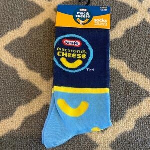 Kraft macaroni and cheese socks NWT
